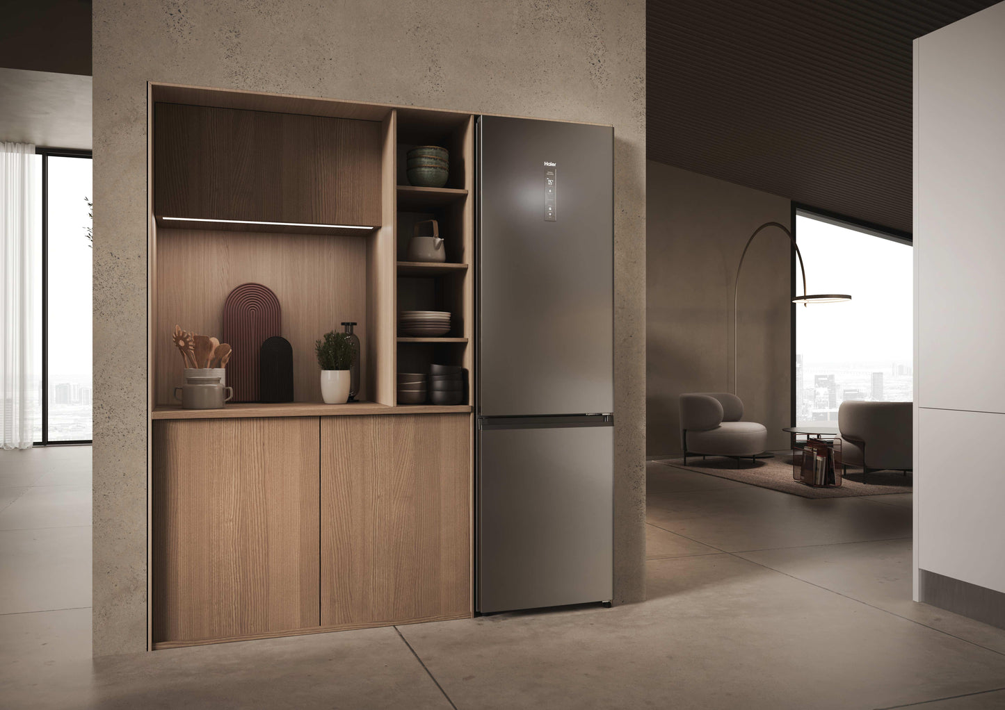 HAIER BIANCO HDPW3620CNPK | FRIGORIFERI | FRIGORIFERI COMBINATI | FRIGO COMBI NO FROST | COMBI 406LT