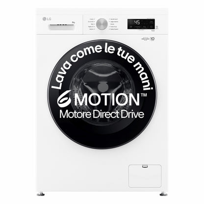 LG BIANCO F4NX1008NWK | LAVATRICI | LAVATRICI CARICO FRONTALE | LAV. C/FRONTALE 8-8,99KG | LAV.C/FR.