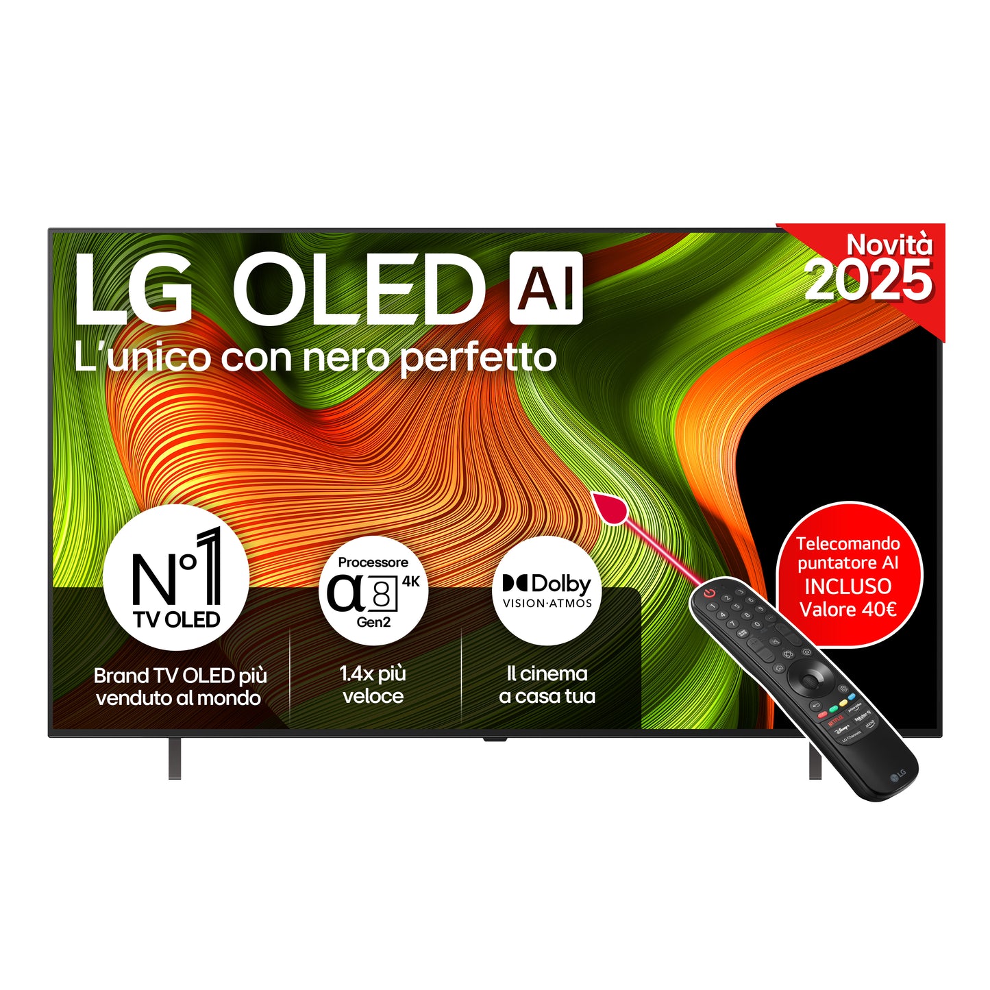 LG ELETTRONICA OLED65B56LA | TV | TV OLED | TV OLED 61" - 69" | TV OLED 65"UHD 4K DVBT2/S2 SMART WEB