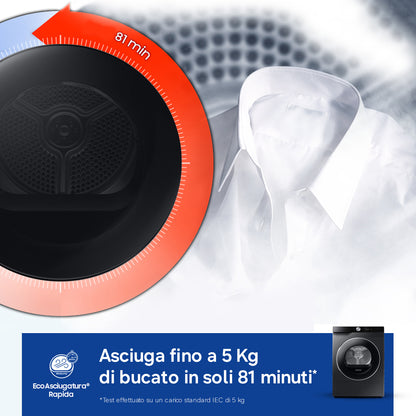 SAMSUNG BIANCO DV90DG6845LBU3 | ASCIUGATRICI | ASCIUGATRICI POMPA DI CALORE | ASCIUG. POMPA DI CALOR
