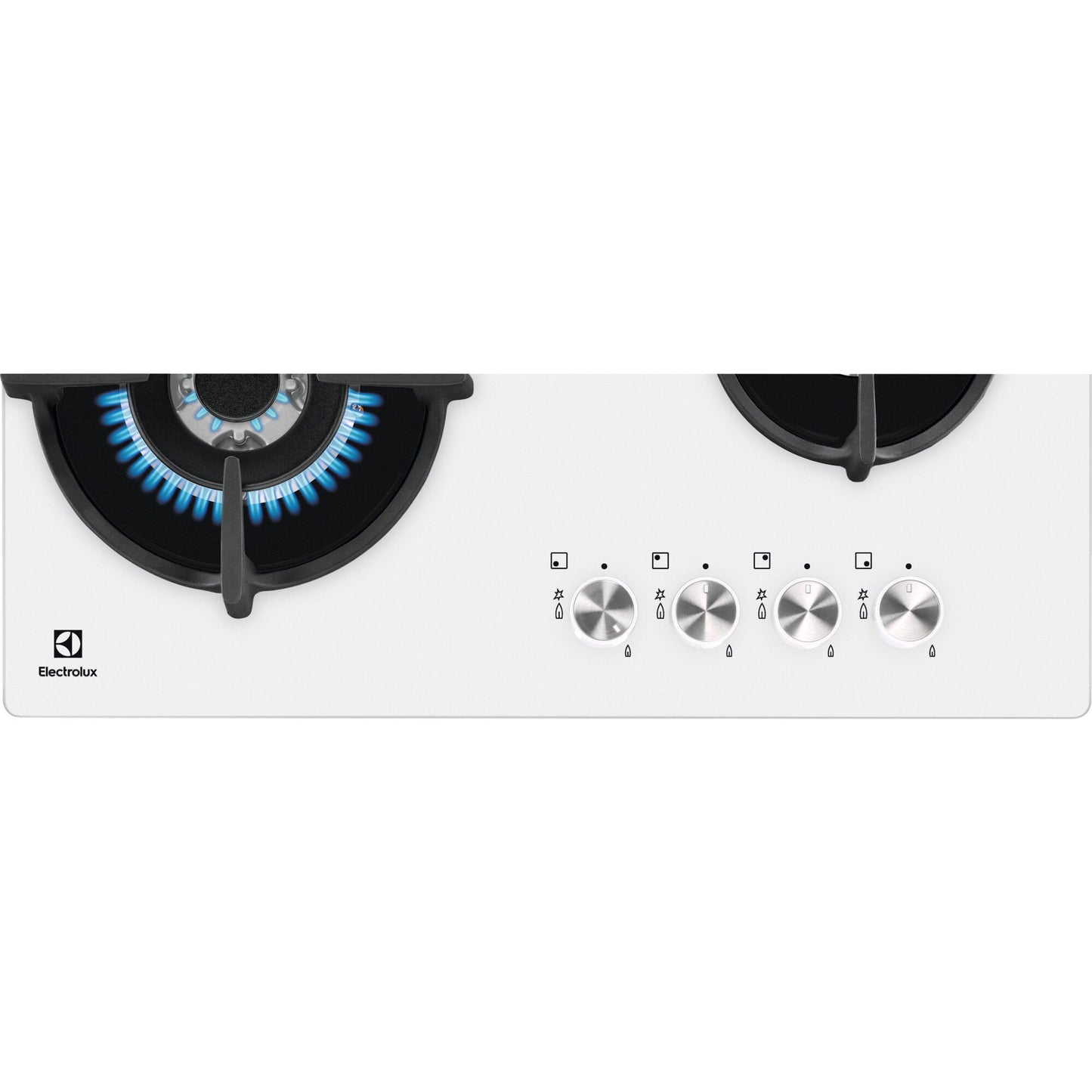 Electrolux BI   KGG6437W   | 60 cm - Nuova estetica Gas on Glass - 4 fuochi - Bruciatori ad alta eff