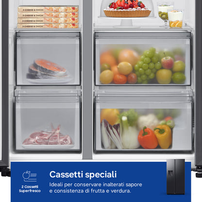 SAMSUNG BIANCO RS70F64KEFEF | FRIGORIFERI | SIDE BY SIDE | SIDE BY SIDE NO FROST | SBS 635LT CE.E NO