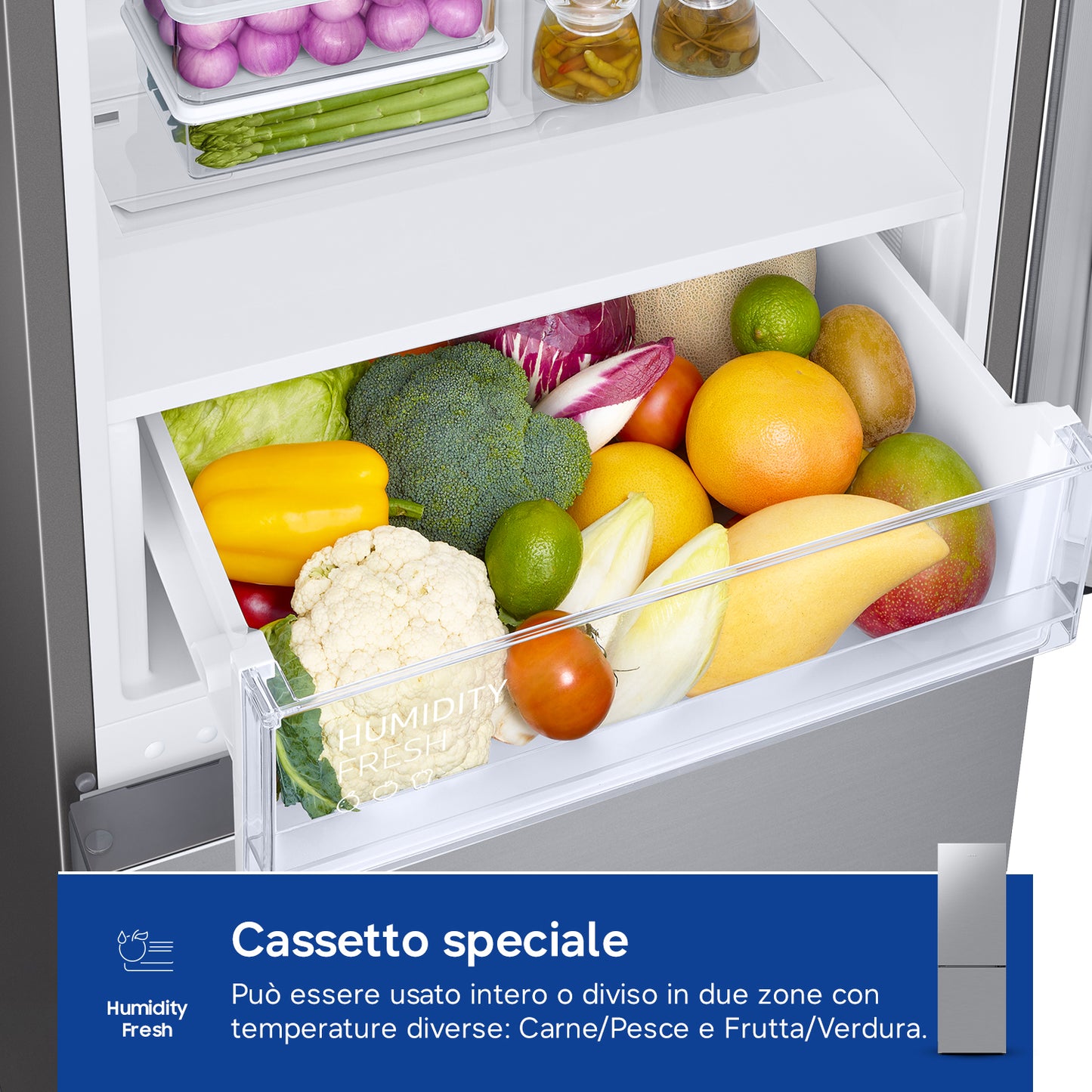 SAMSUNG BIANCO RB33B610ESA | FRIGORIFERI | FRIGORIFERI COMBINATI | FRIGO COMBI NO FROST | COMBI 344L