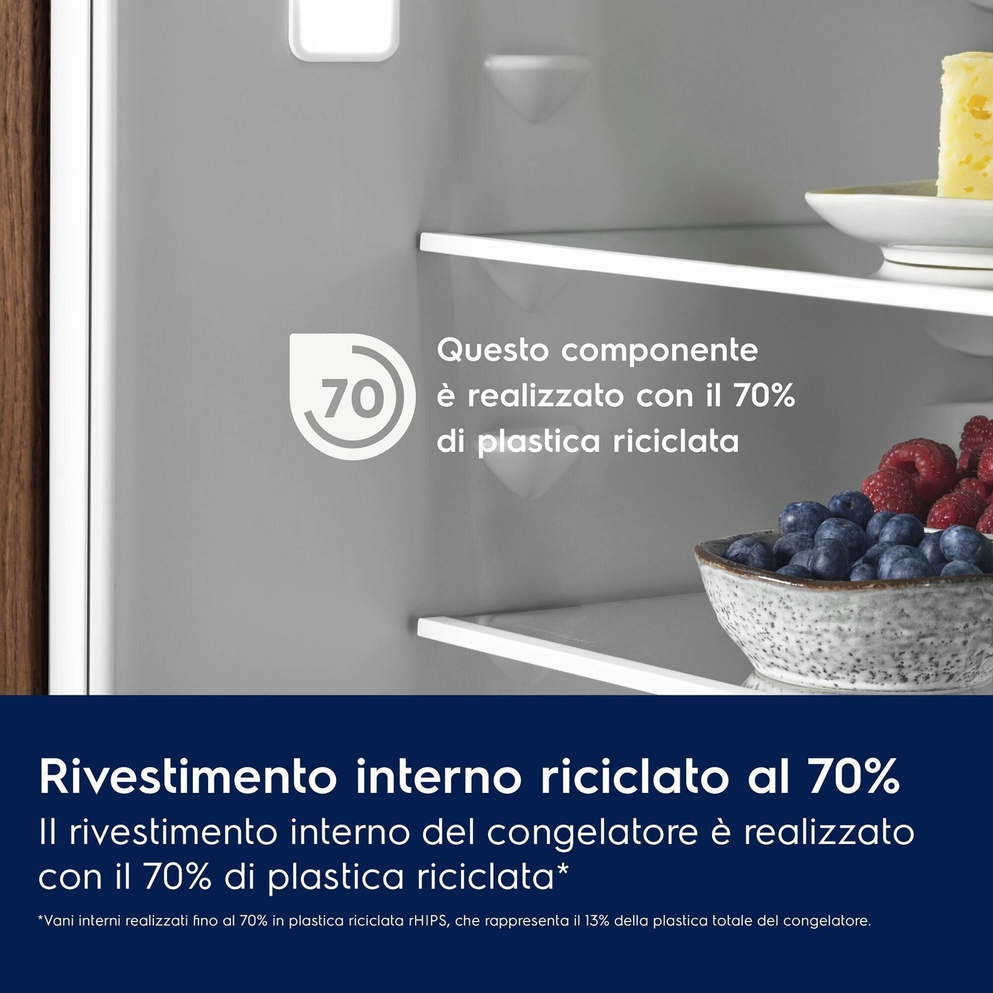 Electrolux BI   KUN7NE18S   | Congelatore Armadio - No Frost - Classe energetica E -h 1720mm - Parte