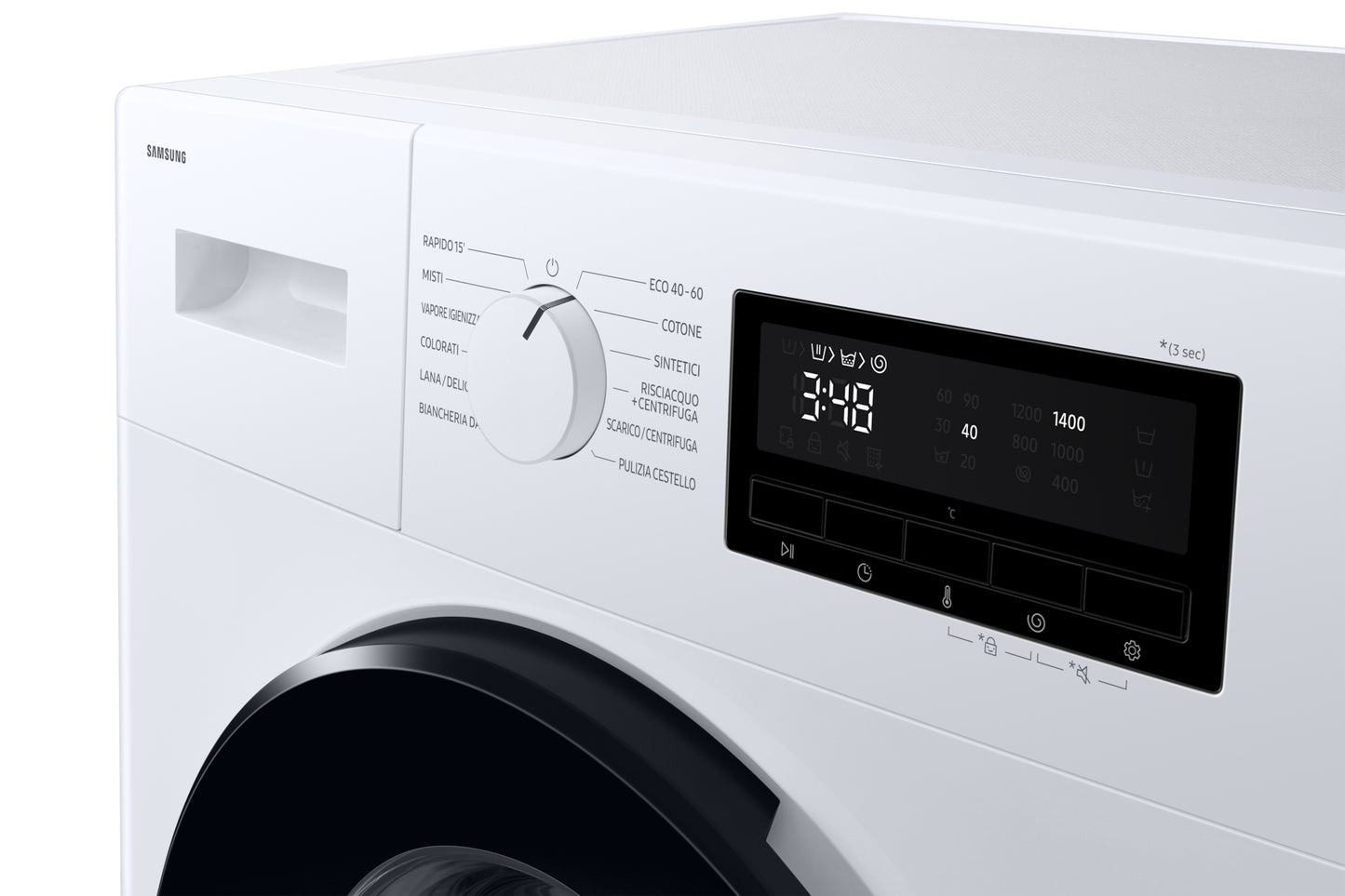 SAMSUNG BIANCO WW90FG3M05AWET | LAVATRICI | LAVATRICI CARICO FRONTALE | LAV. C/FRONTALE 9-9,99KG | L