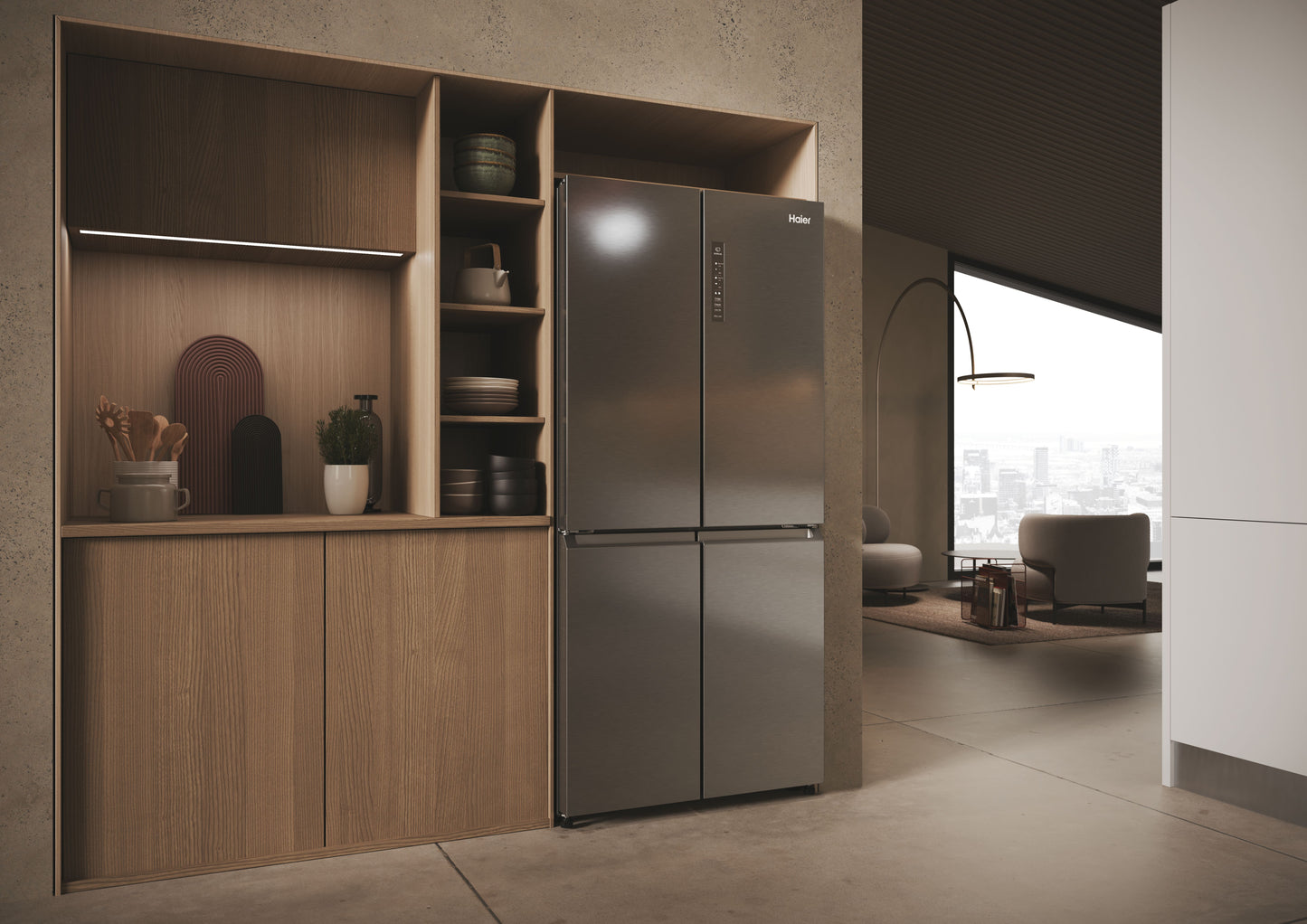 HAIER FS HCR3818ENMM | 34005265 | COOLING FS | CUBE 83 SERIE 3 | Multidoor | Refrigerator | Multidoo