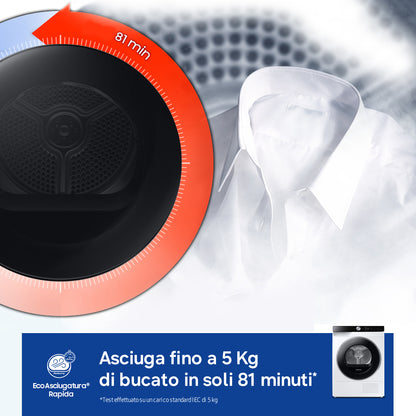 SAMSUNG BIANCO DV90DG6845LKU3 | ASCIUGATRICI | ASCIUGATRICI POMPA DI CALORE | ASCIUG. POMPA DI CALOR