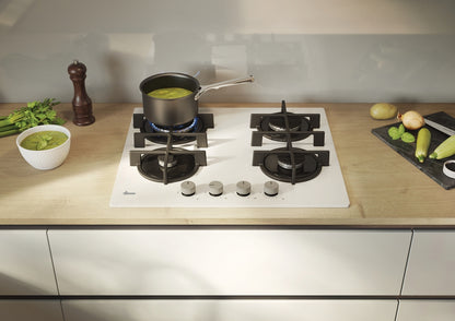 HOOVER BI  HVG6BR4C3W | 33803508 | New Collection 3 | 4 fuochi gas;Griglie Ghisa;Bruciatore doppia c