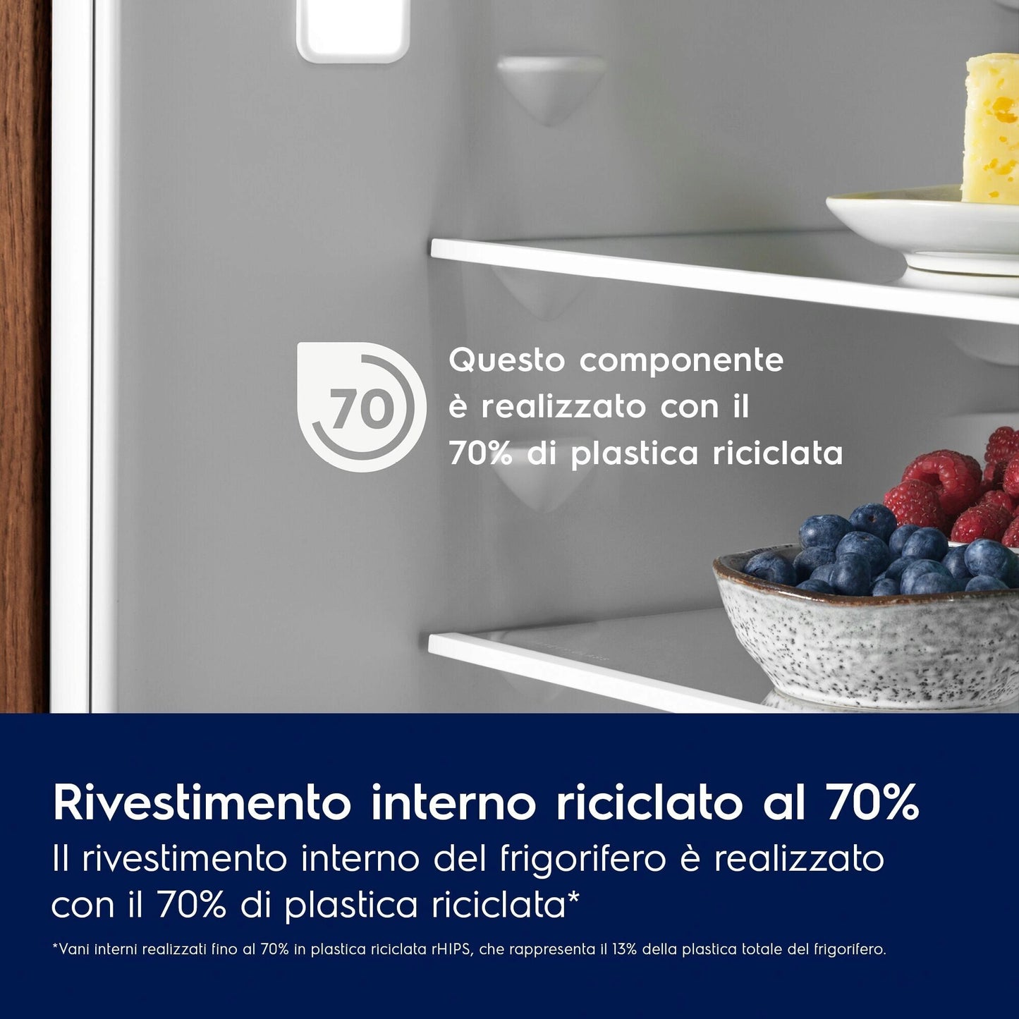 Electrolux BI   KUN7NE18S   | Congelatore Armadio - No Frost - Classe energetica E -h 1720mm - Parte