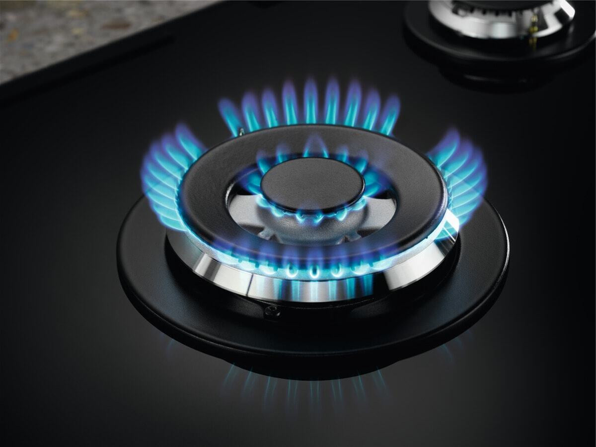 Electrolux BI   KGG75362K   | 75 cm - Nuova estetica Gas on Glass - Step Power - 5 fuochi - Bruciato