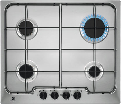 Electrolux BI   RGG6242OOX   | 60 cm Soft - 4 fuochi gas - Bruciatori Fiamma Pura - Griglie speciali