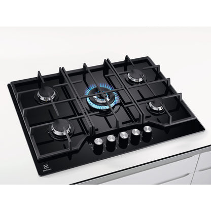 Electrolux BI   KGG75362K   | 75 cm - Nuova estetica Gas on Glass - Step Power - 5 fuochi - Bruciato