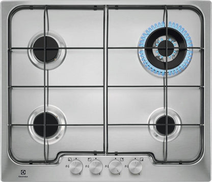 Electrolux BI   PX640UV   | 60 cm Soft - 4 fuochi gas - Bruciatori Fiamma Pura - 1 bruciatore Wok -
