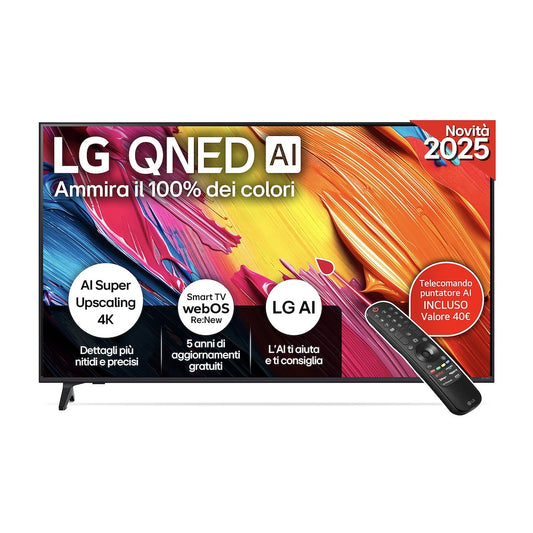 LG ELETTRONICA 50QNED70A6A | TV | TV LED | TV LED 50"-55" | TV LED QNED 50"UHD 4K DVBT2/S2 SMART WEB