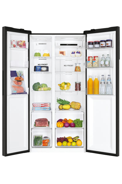 HAIER FS HSR3918ENPB | 34004492 | COOLING FS | SBS 90 SERIE 3 | SxS | Refrigerator | SxS 180x90cm, C
