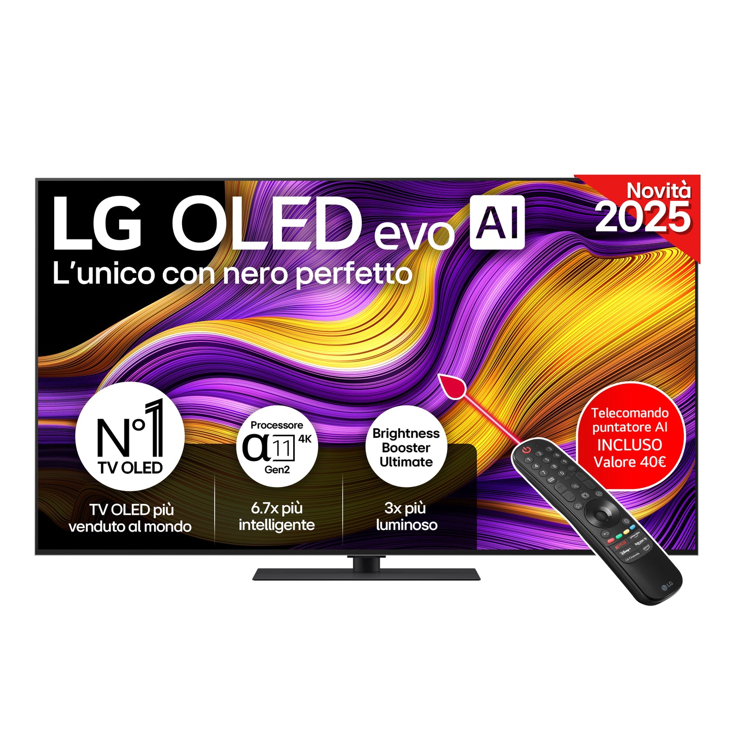 LG ELETTRONICA OLED65G56LS | TV | TV OLED | TV OLED 61" - 69" | TV OLED EVO 65"UHD 4K DVBT2/S2 SMART