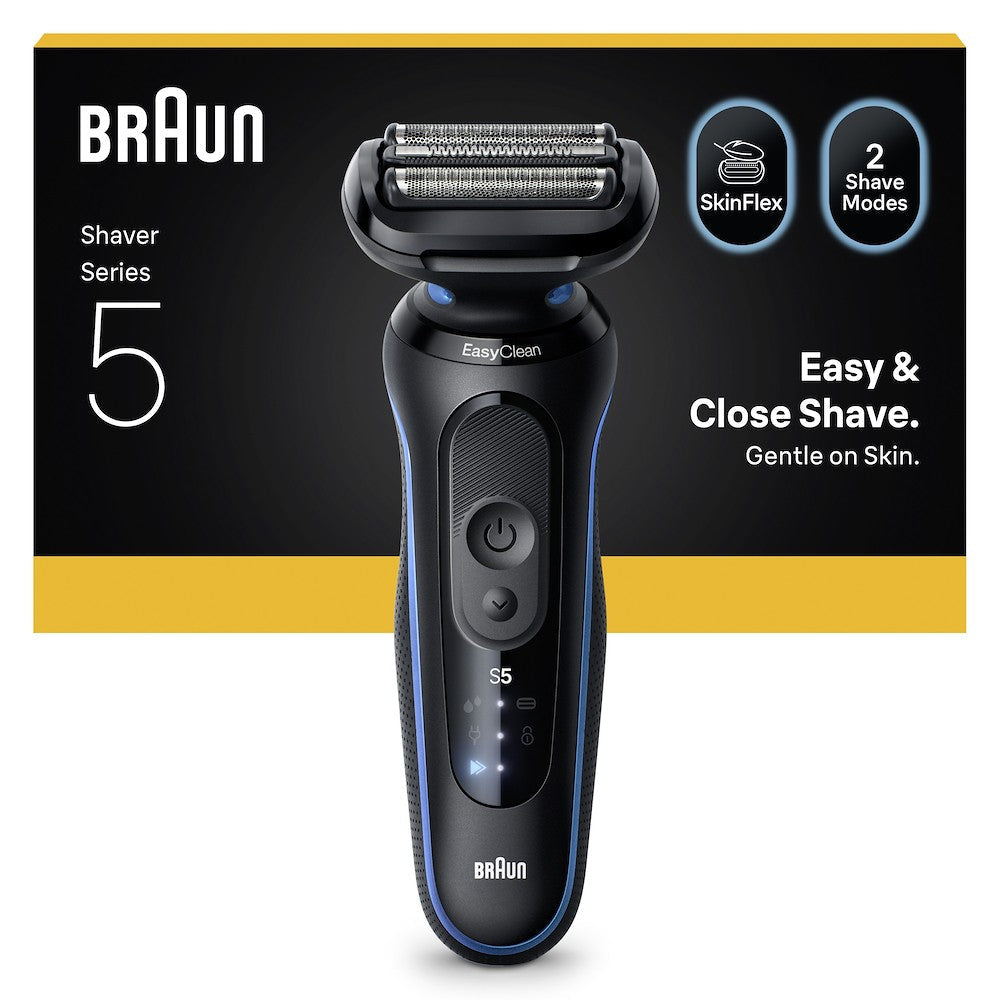 BRAUN PED 52B1000S | CURA PERSONA | RASATURA | RASOIO ELETTRICO | RASOIO RIC. 3LAME W&D LED AUT.50MI