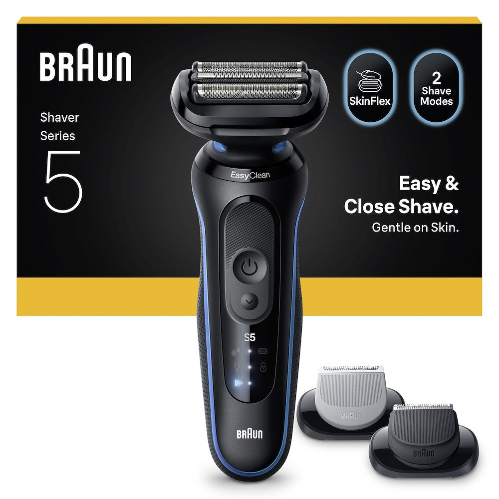 BRAUN PED 52B1650S | CURA PERSONA | RASATURA | RASOIO ELETTRICO | RASOIO RIC. 3LAME W&D LED AUT.50MI