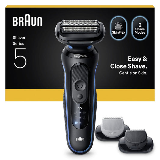 BRAUN PED 52B1650S | CURA PERSONA | RASATURA | RASOIO ELETTRICO | RASOIO RIC. 3LAME W&D LED AUT.50MI