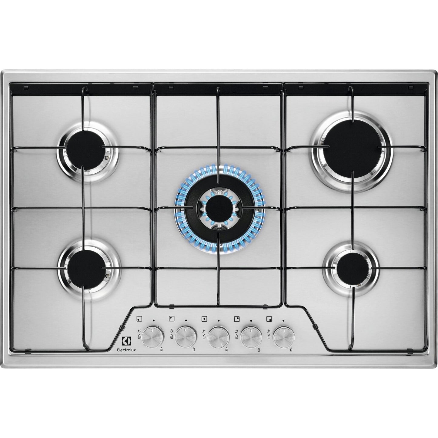 Electrolux BI   KGS7534SX   | 75 cm New Linea Slim Profilo 8 mm - 5 fuochi gas - Bruciatori ad alta