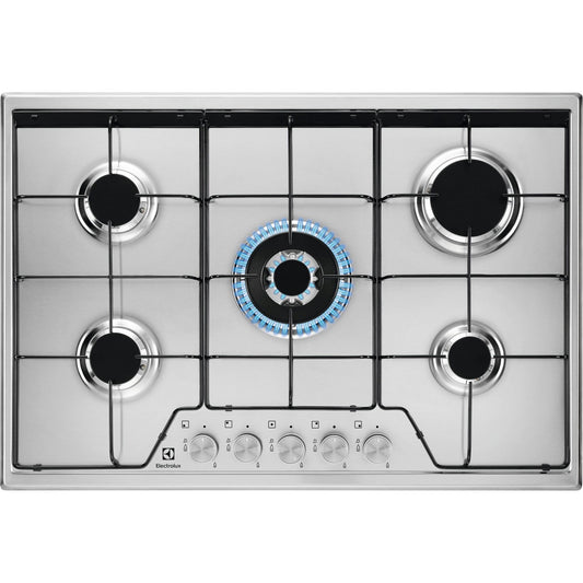 Electrolux BI   KGS7534SX   | 75 cm New Linea Slim Profilo 8 mm - 5 fuochi gas - Bruciatori ad alta