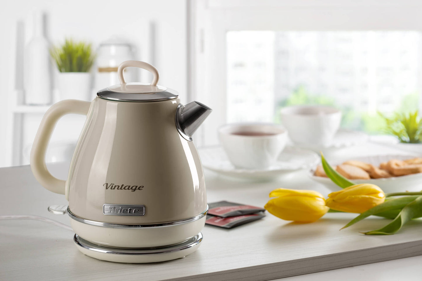 ARIETE PED 2868BEIGE | CUCINA | TRATTAMENTO BEVANDE | BOLLITORE ELETTRICO | BOLLITORE EL.1630W 1LT V