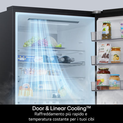 LG BIANCO GBBS322APY | FRIGORIFERI | FRIGORIFERI COMBINATI | FRIGO COMBI NO FROST | COMBI 375LT CE.A