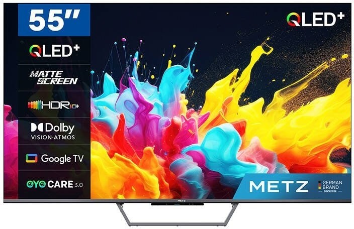 METZ ELETTRONICA 55MQE7600Y | TV | TV LED | TV LED 50"-55" | TV QLED+ 55"UHD 4K DVBT2/S2 SMART GOOGL