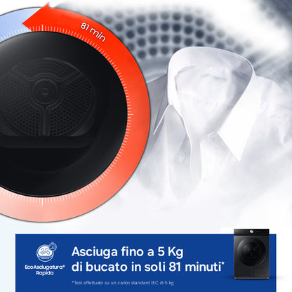 SAMSUNG BIANCO DV90DB7845GBU3 | ASCIUGATRICI | ASCIUGATRICI POMPA DI CALORE | ASCIUG. POMPA DI CALOR