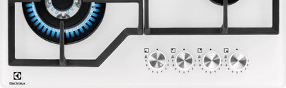 Electrolux BI   KGG64362W   | 60 cm - Nuova estetica Gas on Glass - Step Power - 4 fuochi - Bruciato
