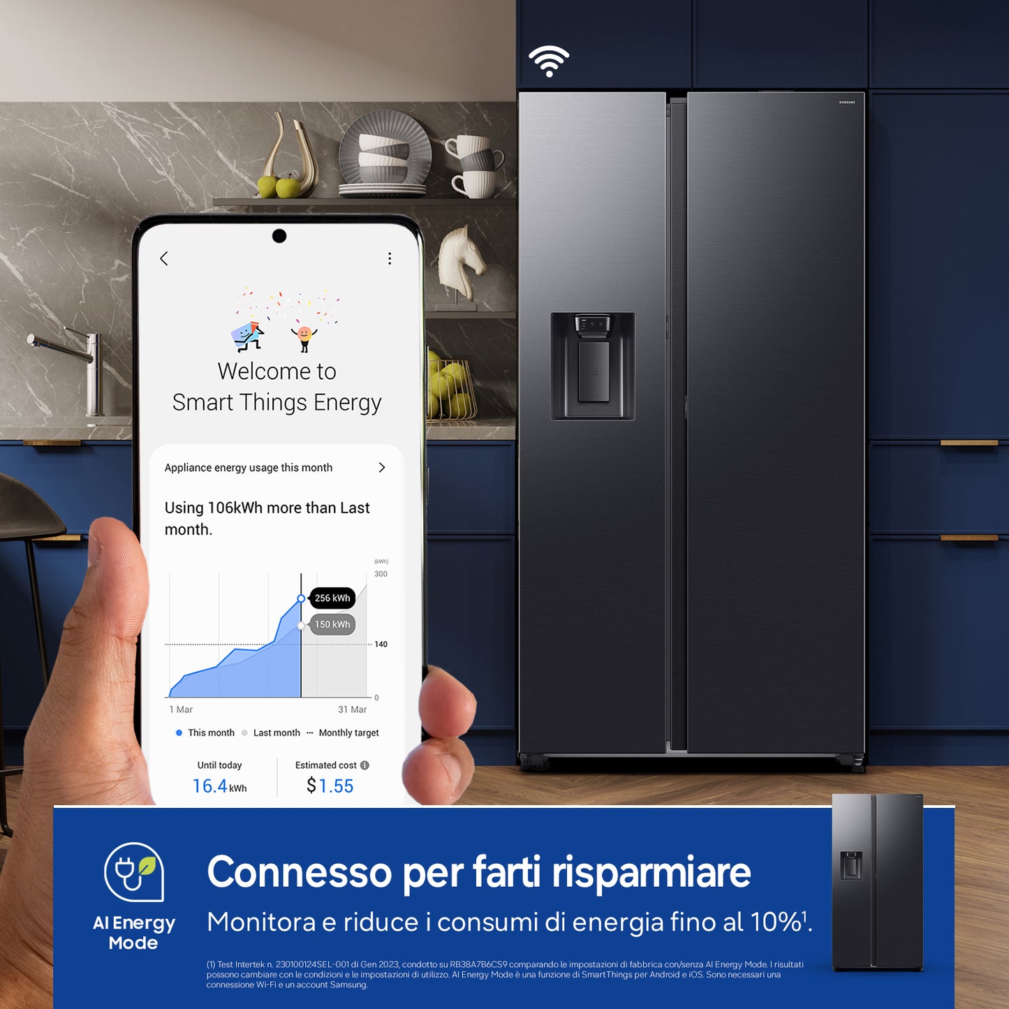 SAMSUNG BIANCO RS80F66KBFEF | FRIGORIFERI | SIDE BY SIDE | SIDE BY SIDE NO FROST | SBS 635LT CE.B NO