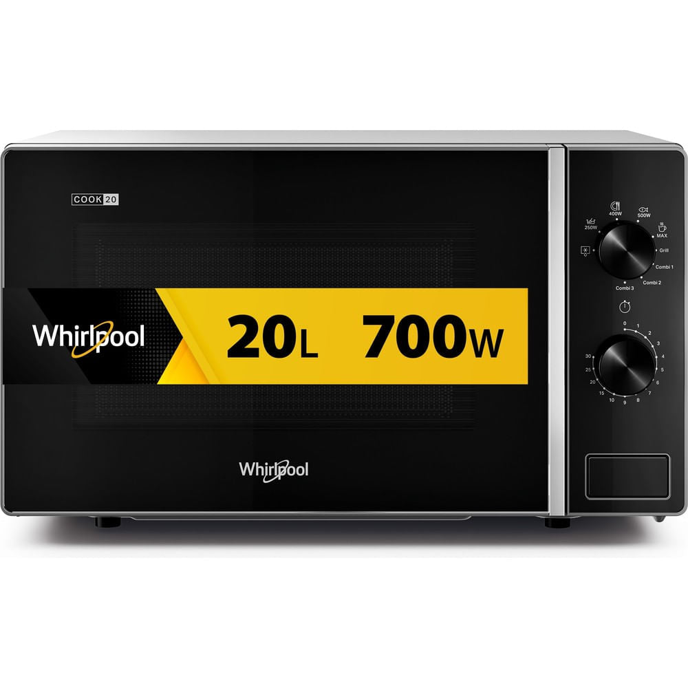 WHIRLPOOL PED MWP103SB | CUCINA | FORNI A MICROONDE | FORNO MICROONDE COMBINATO | FORNO M/O 700W 20L