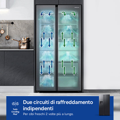 SAMSUNG BIANCO RS90F64EDFEF | FRIGORIFERI | SIDE BY SIDE | SIDE BY SIDE NO FROST | SBS 614LT CE.D NO
