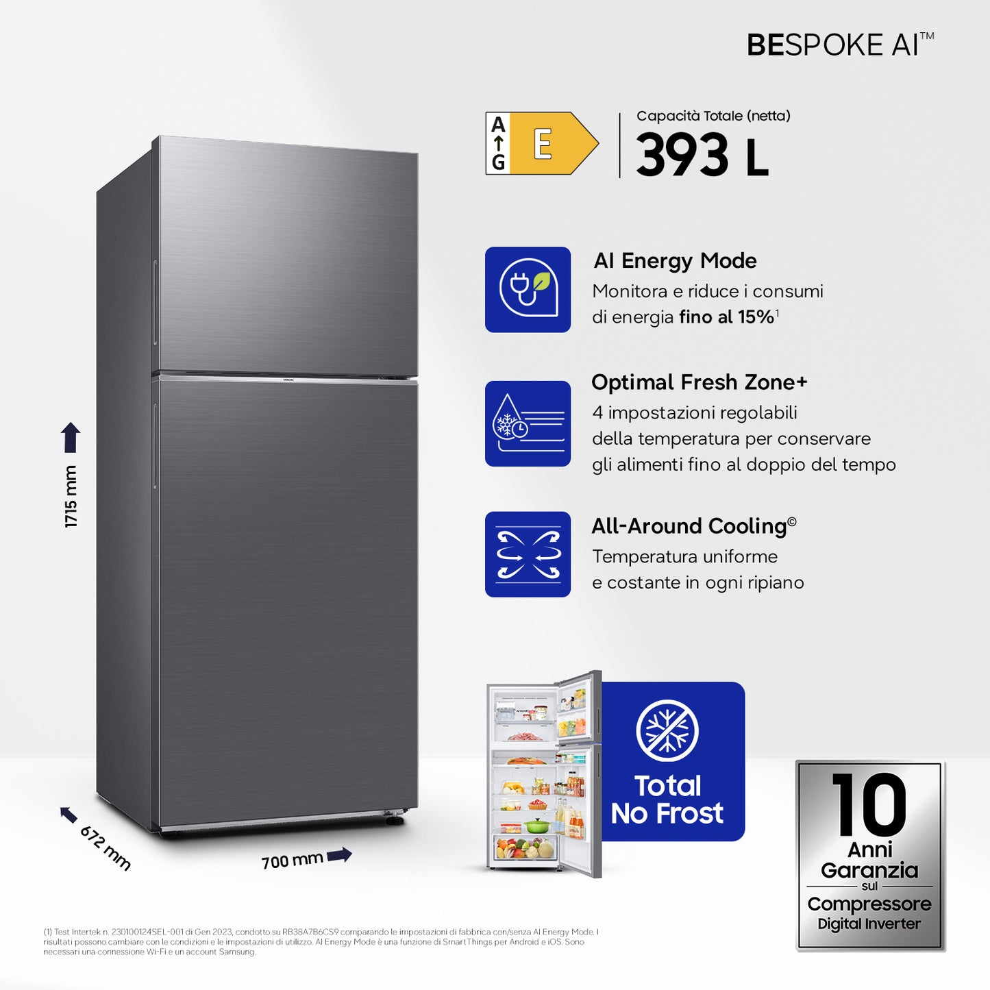 SAMSUNG BIANCO RT38CG6624S9 | FRIGORIFERI | FRIGORIFERI A 2PORTE | FRIGO 2P NO FROST | FRIGO 2P. 384