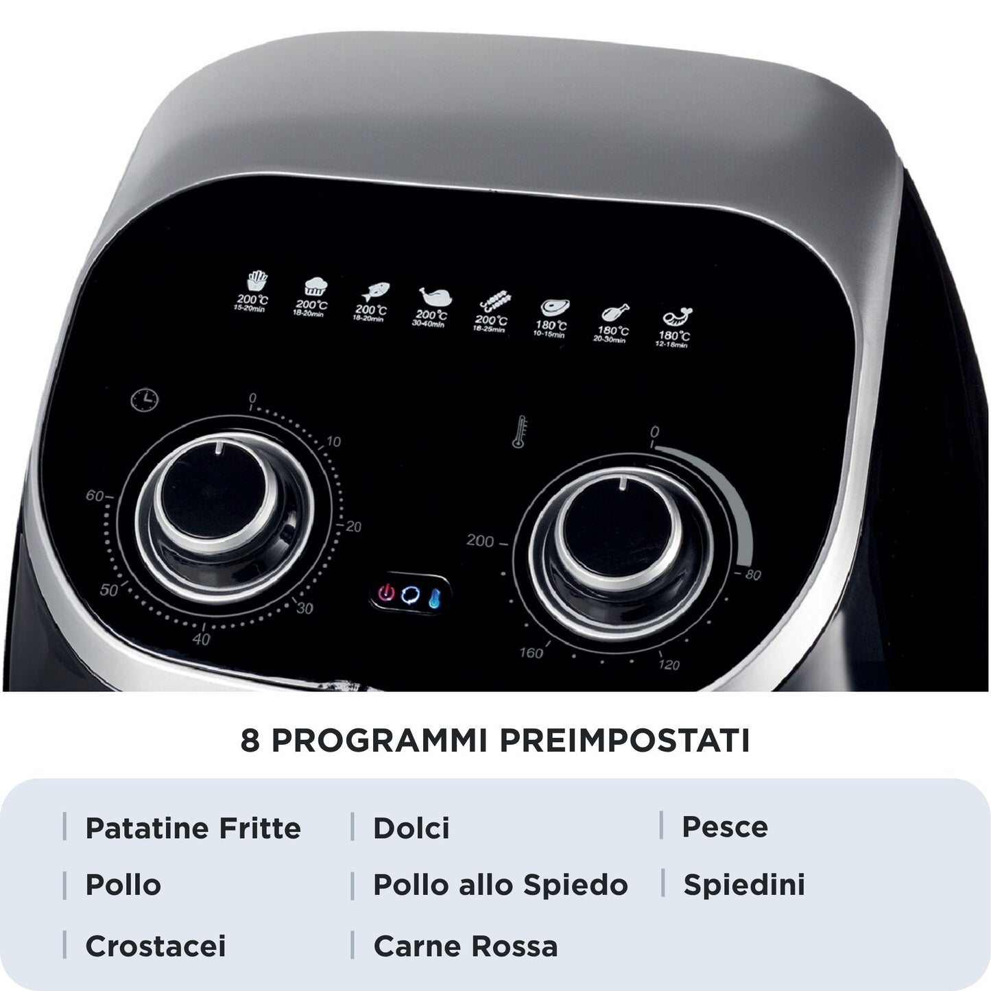ARIETE PED 4619 | CUCINA | COTTURA CIBI | FRIGGITRICI | FRIGGITRICE AD ARIA 2000W 11L AIRY FRYER OVE