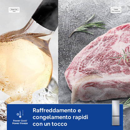 SAMSUNG BIANCO RB38C607AS9EF | FRIGORIFERI | FRIGORIFERI COMBINATI | FRIGO COMBI NO FROST | COMBI 38