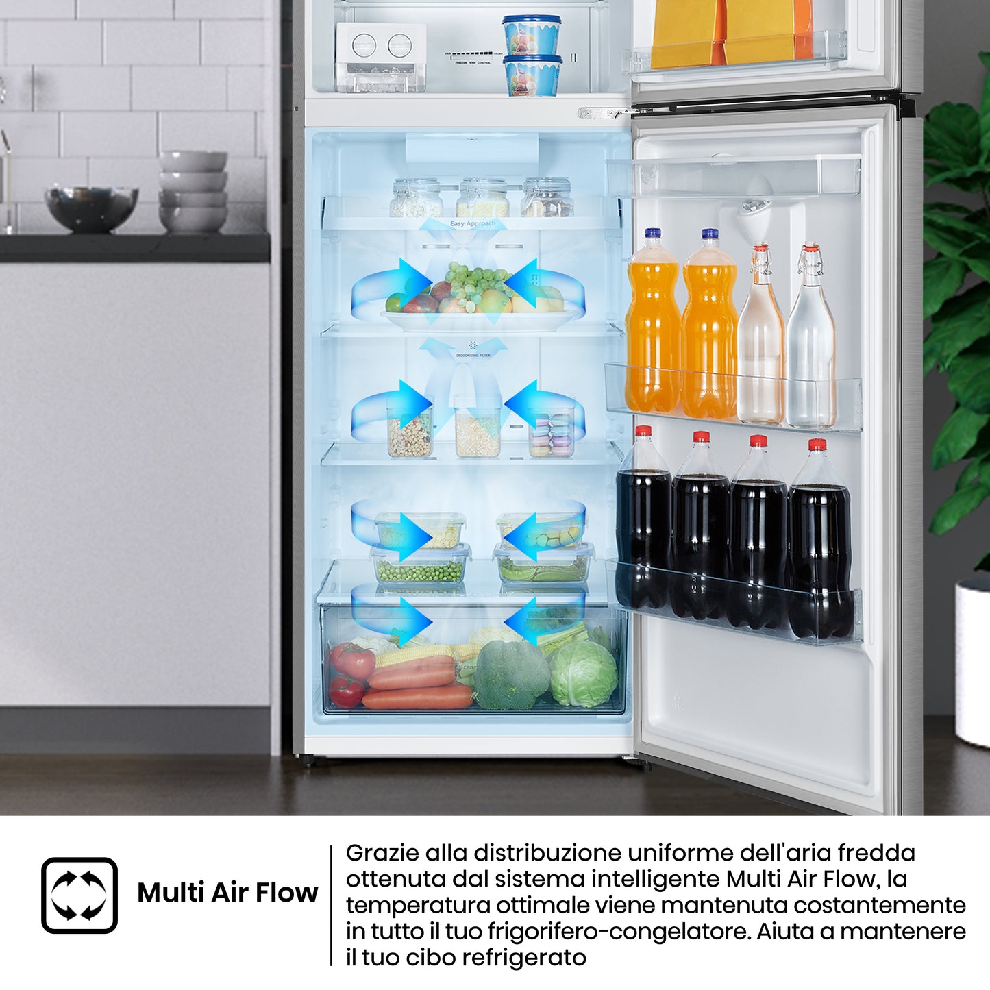 HISENSE BIANCO RT600N4WC2 | FRIGORIFERI | FRIGORIFERI A 2PORTE | FRIGO 2P NO FROST | FRIGO 2P.466LT