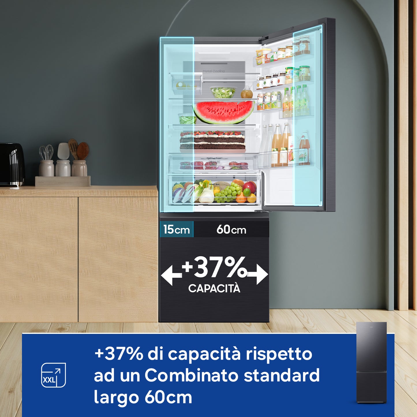 SAMSUNG BIANCO RB53DG706AB1EF | FRIGORIFERI | FRIGORIFERI COMBINATI | FRIGO COMBI NO FROST | COMBI 5