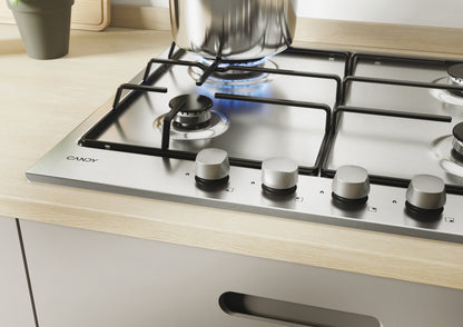 CANDY BI SMALT CDOY6GRX | 33802764 | PIANO COTTURA, GAS, 4 ZONE, INOX, ACCIAIO INOX,
