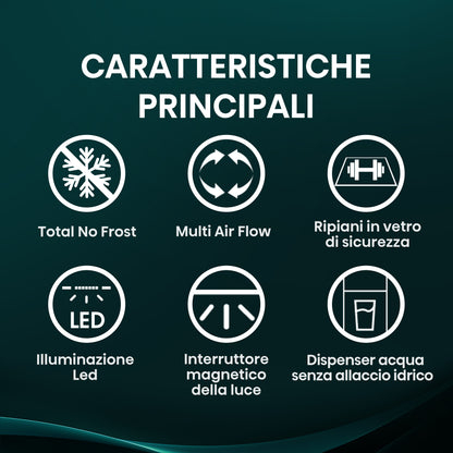 HISENSE BIANCO RT600N4WC2 | FRIGORIFERI | FRIGORIFERI A 2PORTE | FRIGO 2P NO FROST | FRIGO 2P.466LT