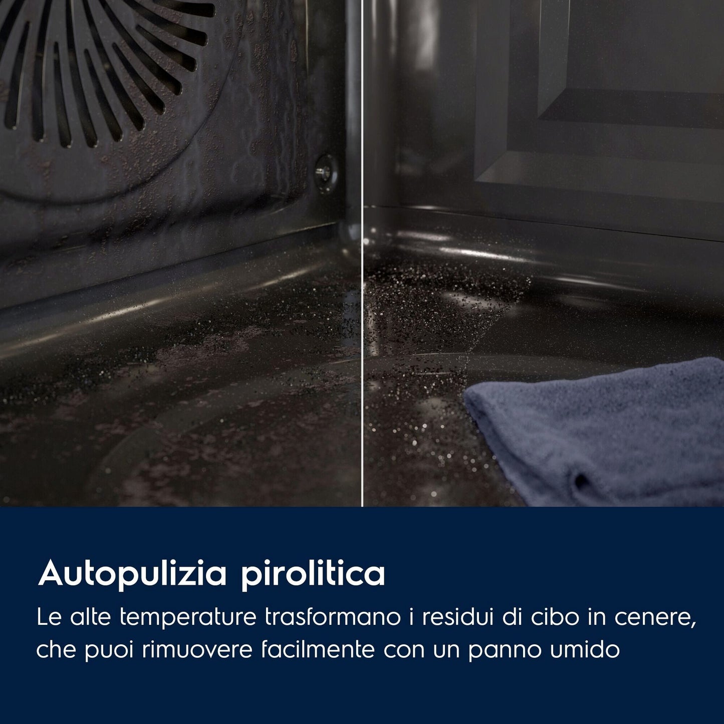 Electrolux BI  Partner KOCDP67H   | Forno multifunzione SteamCrisp Pirolitico; Sistema di autopulizi