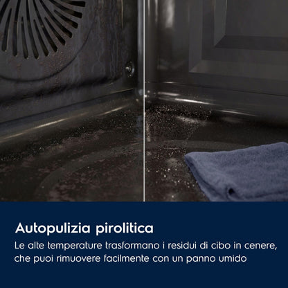 Electrolux BI  Partner KOCDP67H   | Forno multifunzione SteamCrisp Pirolitico; Sistema di autopulizi
