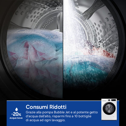 SAMSUNG BIANCO WW10FG5U34AEET | LAVATRICI | LAVATRICI CARICO FRONTALE | LAV. C/FRONTALE 10-10,99KG |