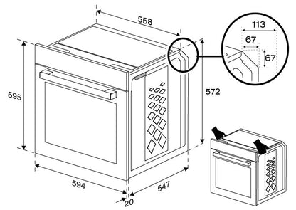 BEKO INCASSO BBIM12300XD | FORNI INCASSO | FORNO INC.ELETTRICO MULTIF. | FORNO INC.EL.MULTIF. 60-69C