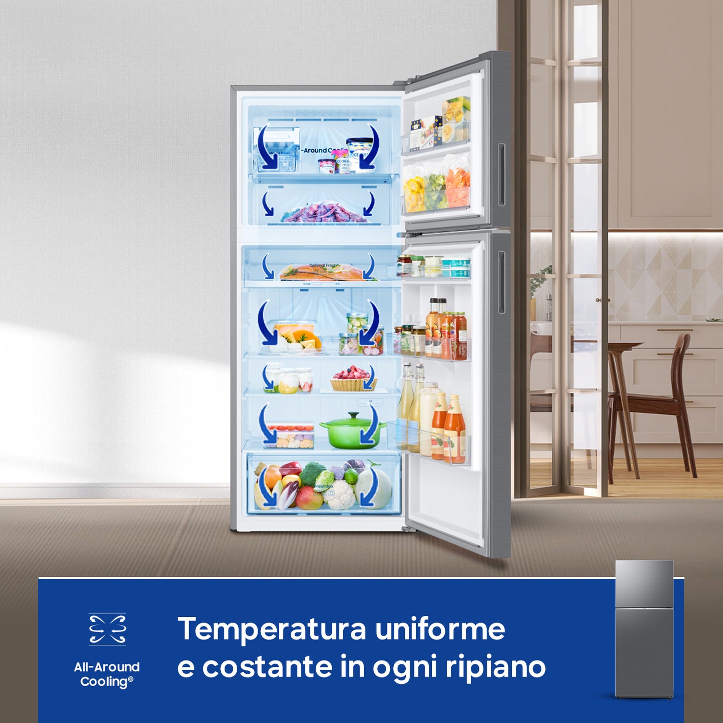SAMSUNG BIANCO RT38CG6624S9 | FRIGORIFERI | FRIGORIFERI A 2PORTE | FRIGO 2P NO FROST | FRIGO 2P. 384