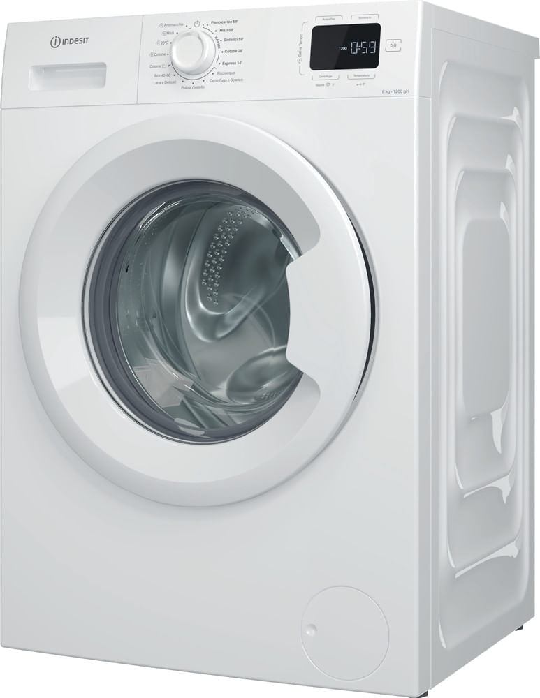 INDESIT BIANCO IM642BMYTIMEIT | LAVATRICI | LAVATRICI PROFONDITA' RIDOTTA | LAV.SLIM FINO 48CM 6-6,9