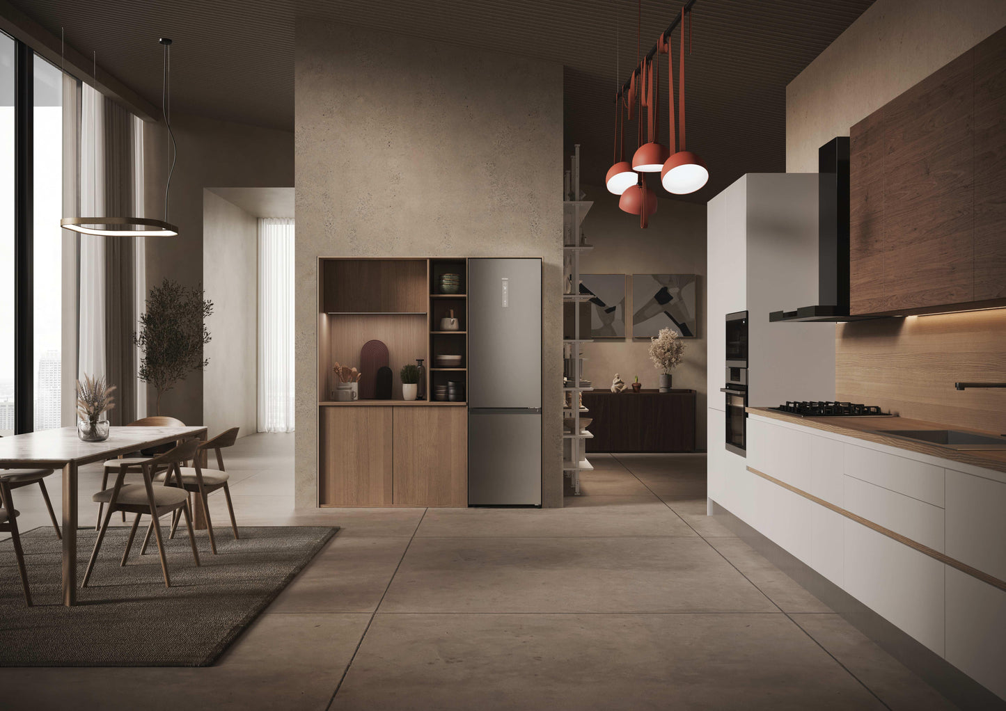 HAIER BIANCO HDPW3620CNPK | FRIGORIFERI | FRIGORIFERI COMBINATI | FRIGO COMBI NO FROST | COMBI 406LT