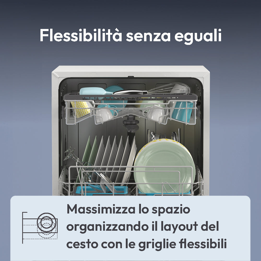 CANDY BIANCO CP6E51LW | LAVASTOVIGLIE | LAVASTOVIGLIE SOTTOPIANO/APPOGGIO | LAVASTOVIGLIE SOTTOPIANO