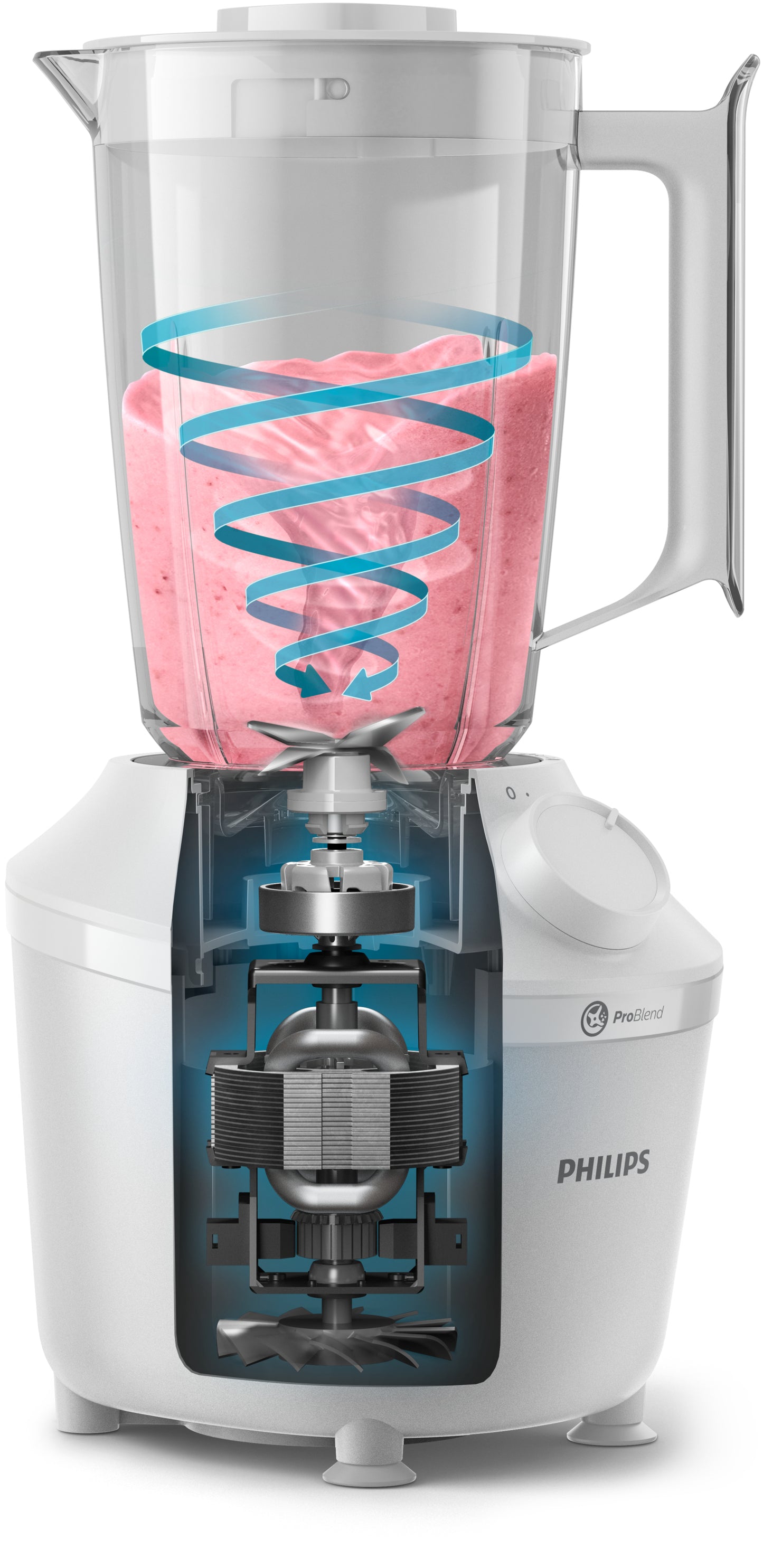 PHILIPS PED HR2041 | CUCINA | PREPARAZIONE CIBI | FRULLATORI | FRULLATORE 450W 1VEL+PULSE 1.9LT BIAN