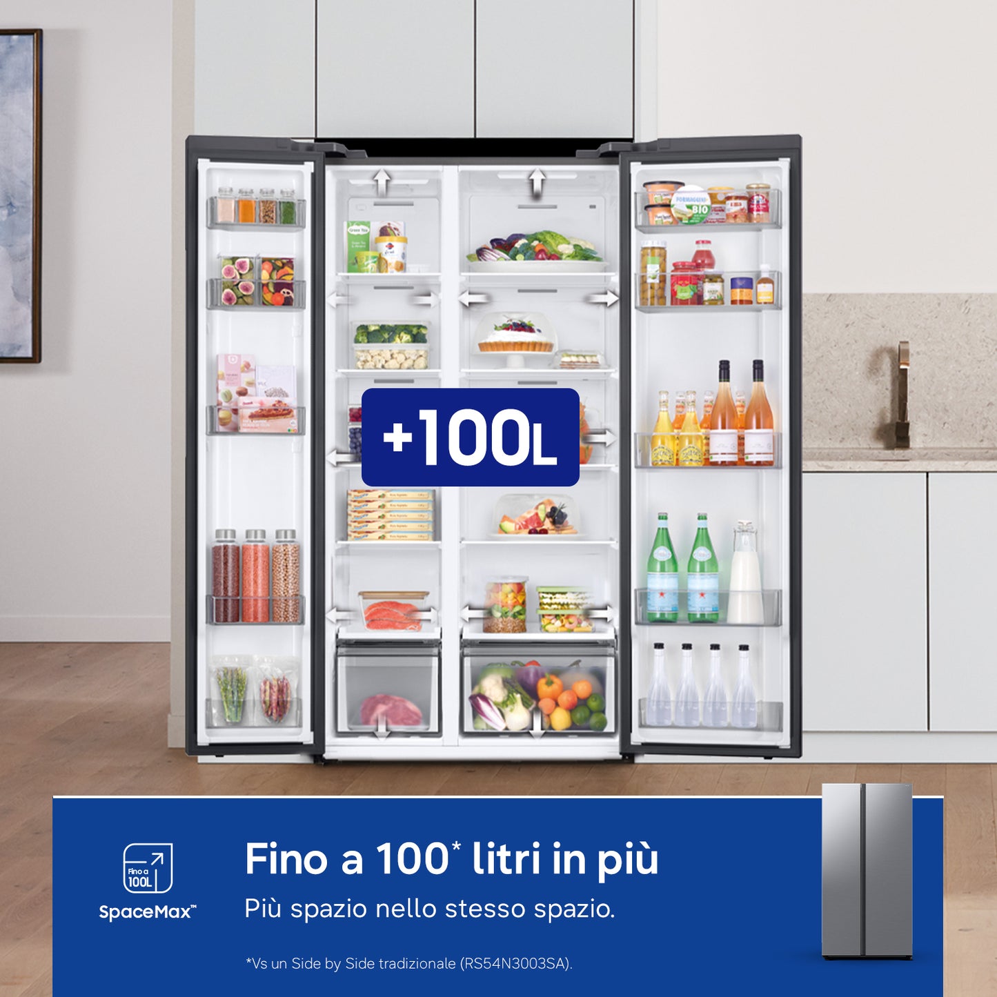 SAMSUNG BIANCO RS57DG400EM9EF | FRIGORIFERI | SIDE BY SIDE | SIDE BY SIDE NO FROST | SBS 583LT CE.E